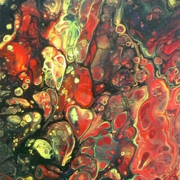 SET 4 ACRYLIC PAINTINGS FOUR SEASONS EACH 11" X 14" TOTAL SIZE 44 X 14